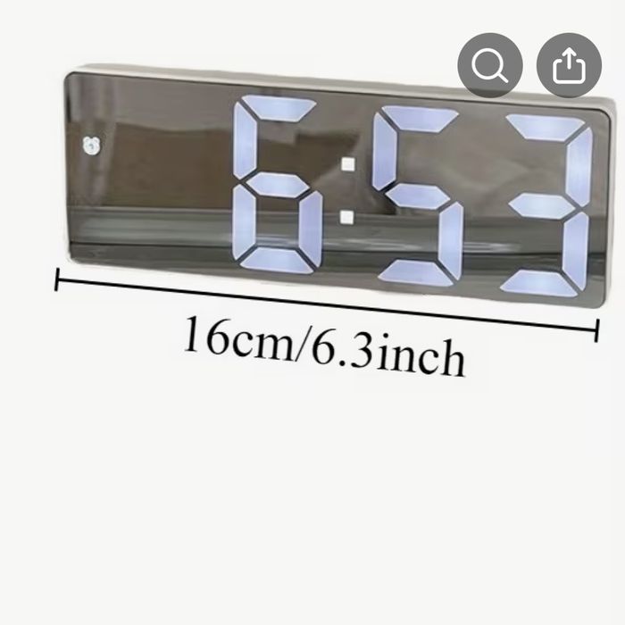 Ceas digital LED, cu alarma!