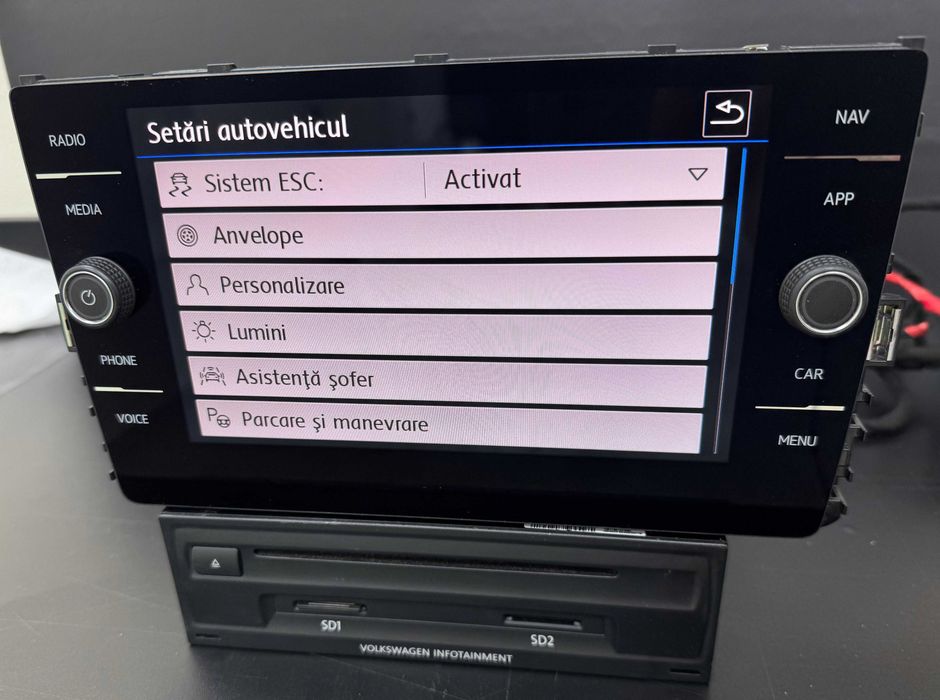 Navigatie Originala MIB 2 + Display Passat  Golf 7  CarPlay Android