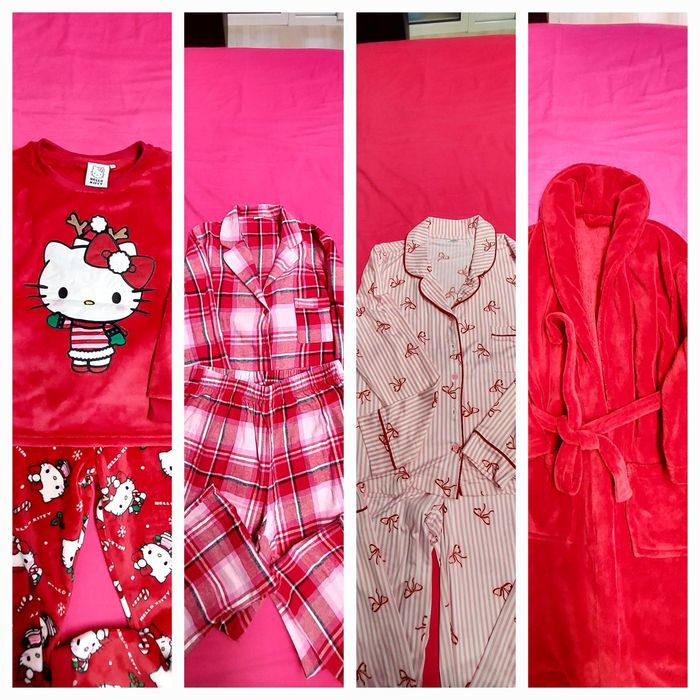 Pijamale noi și halat pluș