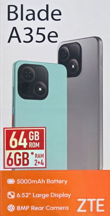 Чисто Нов Телефон- ZTE BLADE A35e
