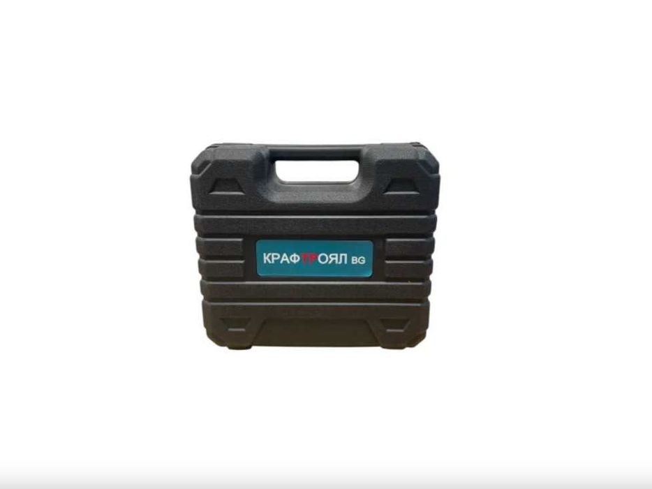 KraftRoyal 24V Акумулаторен Ъглошлайф 6AH + 2 Броя батерии и зарядно