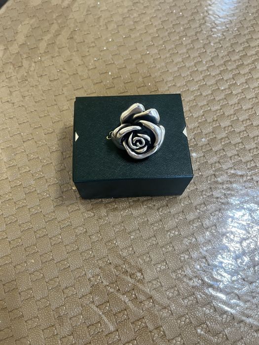 Кольцо серебряное 18-19 размер