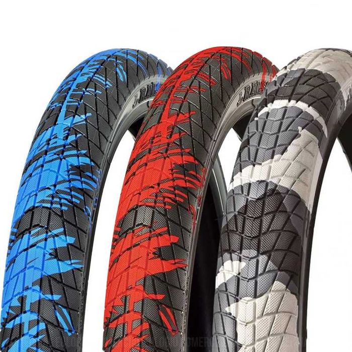 Цветни външни гуми за БМХ велосипед 20 x 2.125 (54-406) - Blue, Grafit