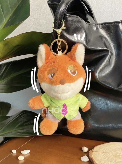 Комплект Плюшени Ключодържатели Зоотрополис – Джуди Хопс и Ник Уайлд