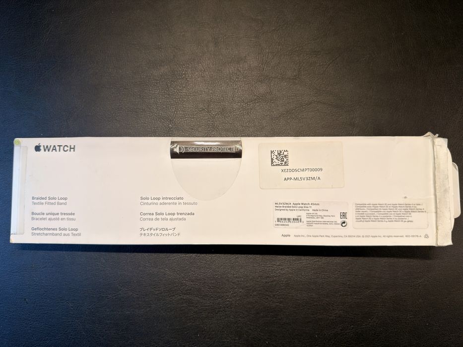 Apple Watch Braided Solo Loop 45mm - Maize размер 11