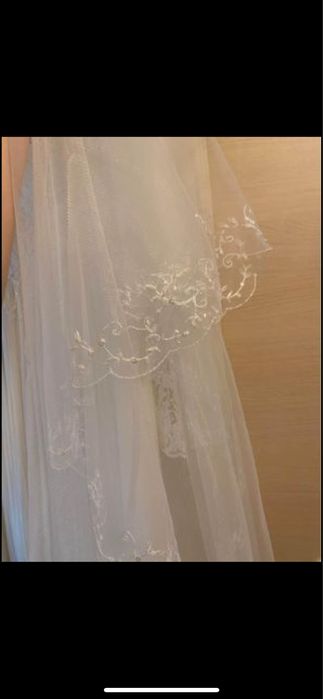 Rochie mireasa matase