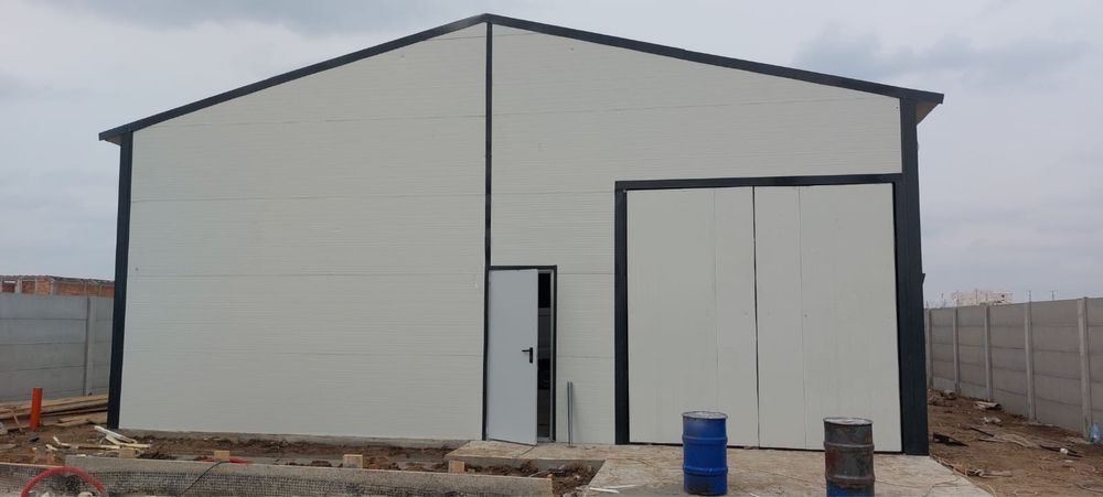 Garaje auto pe structura metalica