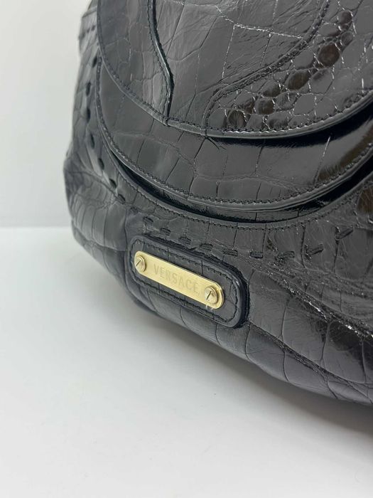 Geanta Versace din Piele de Crocodil -A-