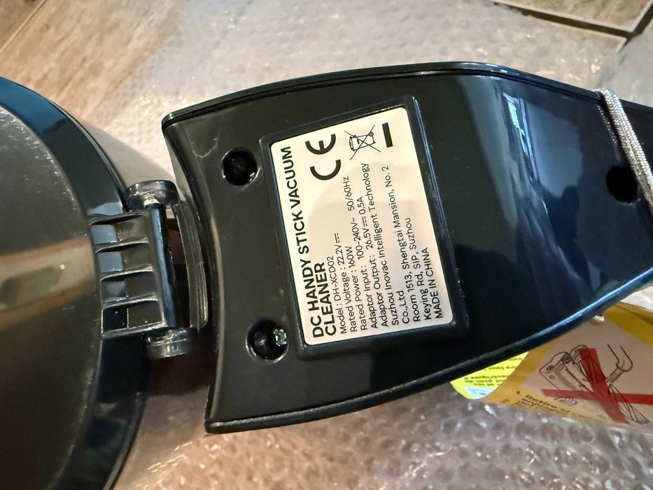 Aspirator VEGREM DH-XCD02 cu acumulator fără fir - 25kPa - Pentru piese / reparat
