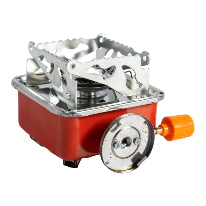Aragaz camping pliabil Flamix, 2800 W, compatibil rezervă gaz spray