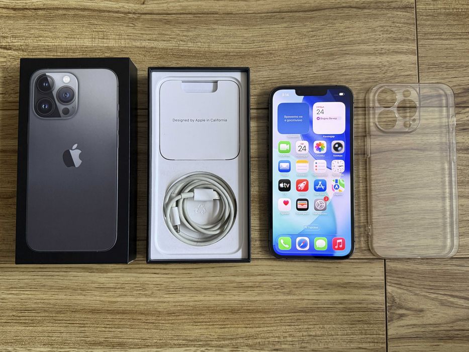 iPhone 13 Pro 128GB Midnight/Батерия 100%/Фабрично Отключен