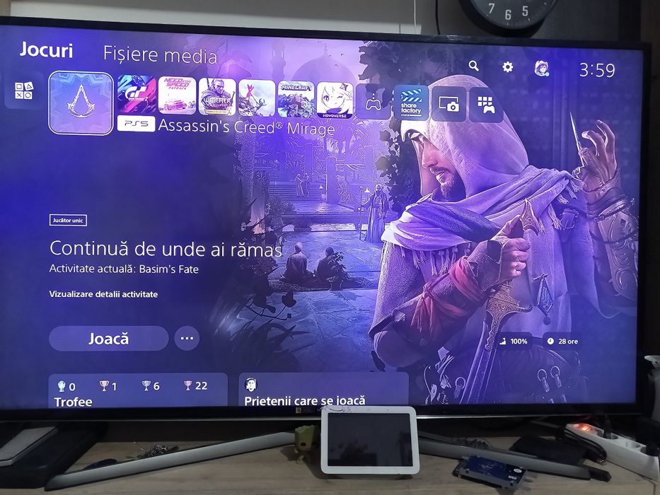 Ps5 disk 1tb +controller + jocuri