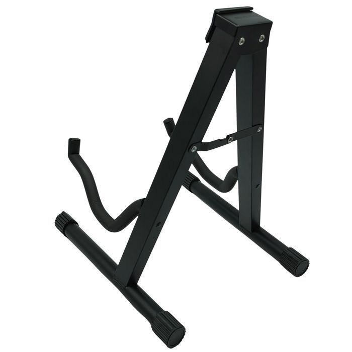 Chitara clasica IdeallStore®, 95 cm, lemn, Cutaway, portocalie, stativ