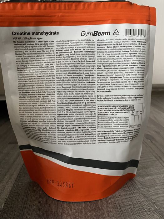 Creatină monohydrată gym beam