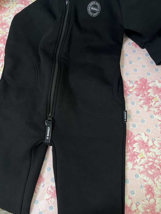 Комбинезон с карманами детский "уголь" утепленный