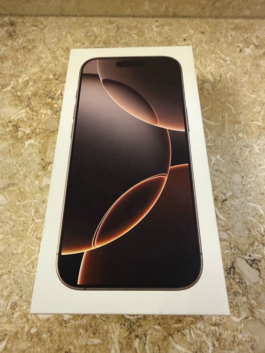 iPhone 16 pro Desert Titanium 128gb nou  la cutie ne activat