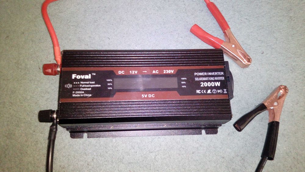 Инвертор 12-220 usb 5в.