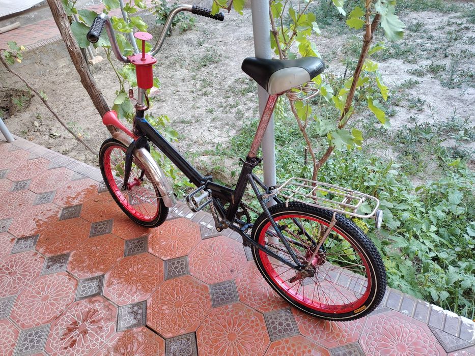 Velosiped KAMA qora qizil aralash
