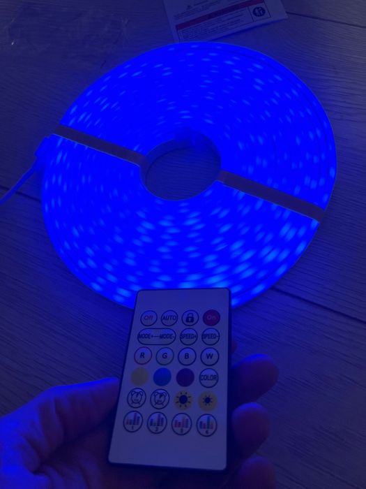 Banda led RGB 6m siliconata waterproof impermeabila