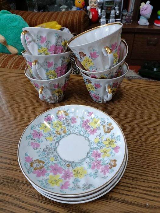 Посуда разная чайная пара