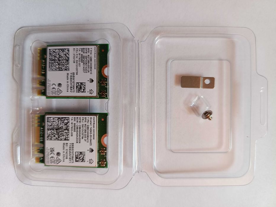 Placă wireless Wi-Fi 6E Intel AX210 NGW M.2/NGFF, BT 5.3, 5,4 Gbps_NOU