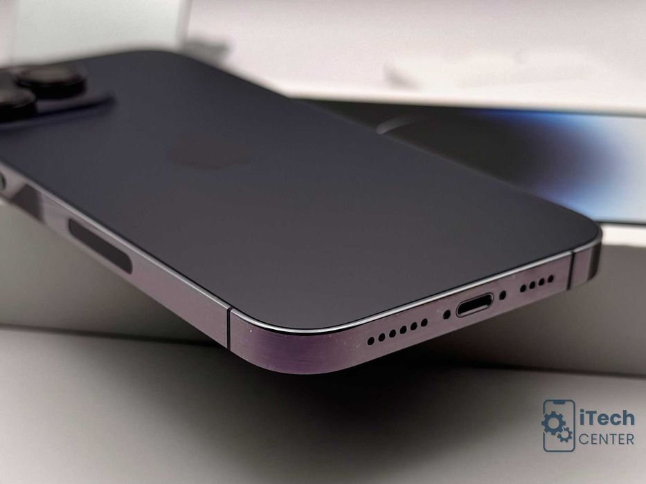 iPhone 14 Pro MAX, 128GB, Purple, 100% батерия, КАТО НОВ, 1г ГАРАНЦИЯ!