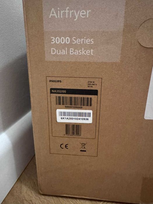 Air Fryer Friteuza cu aer cald dubla PHILIPS Seria 3000 - NOUA