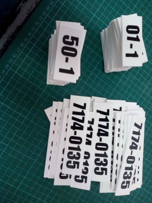 Регистрационни Табели За Кошери и Пчелини- Изработени на PVC плоскости