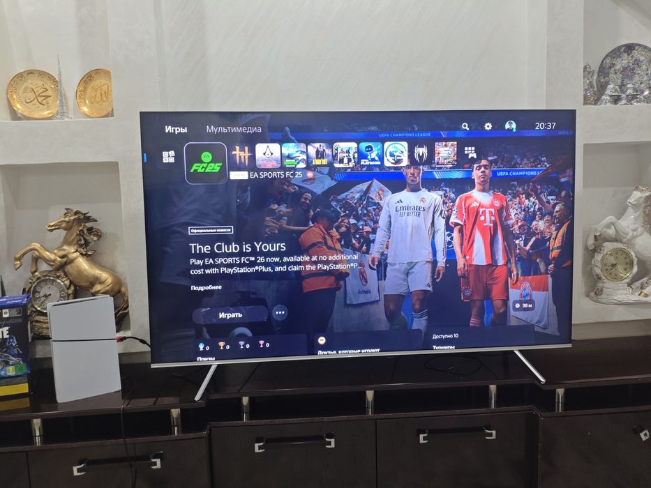 PS5 Slim 1TB + PS Plus Extra va EA Play (2026-yilgacha)
