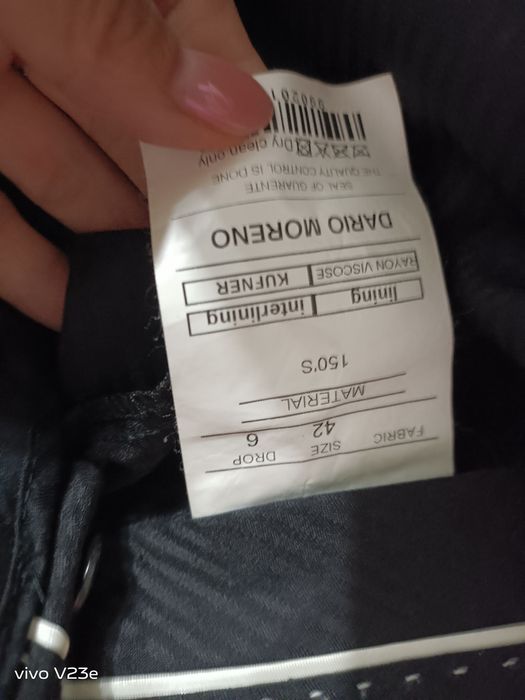 Костюм черный р 46