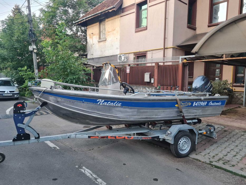 Barca BUSTER S 2008 cu Motor YAMAHA 70cp si Peridoc.