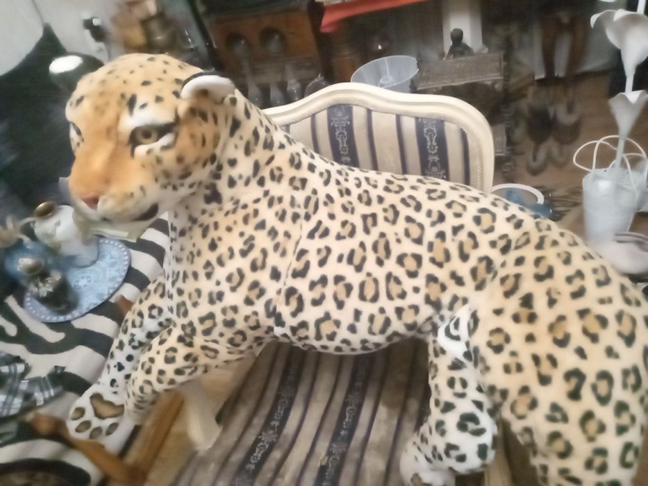 Гигантский леопард 1м20см мягкий