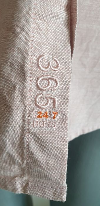 Hugo Boss Cotton Slim  Fit Cotton Mens Size L ОРИГИНАЛ! Мъжка Риза!