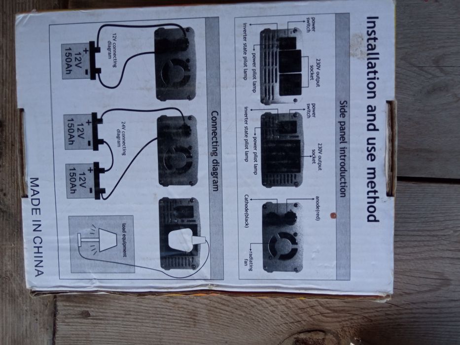 Инвертер Power Inverter500w (12 voltni 230 volt) sotiladi