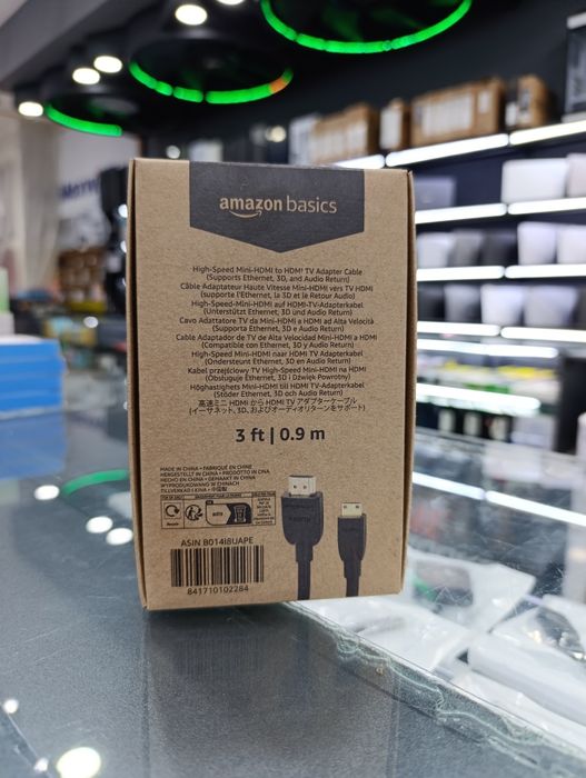 Mini hdmi to hdmi (90 см) Amazon basics