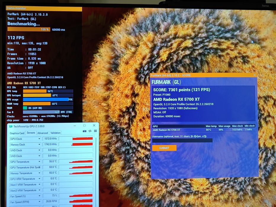 Placa video Amd RX 5700 XT 8gb 3x dp 1 hdmi