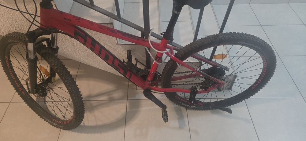 Bicicleta MTB Kellys Spider 50, roti 27,5", rosu, cadru aluminiu