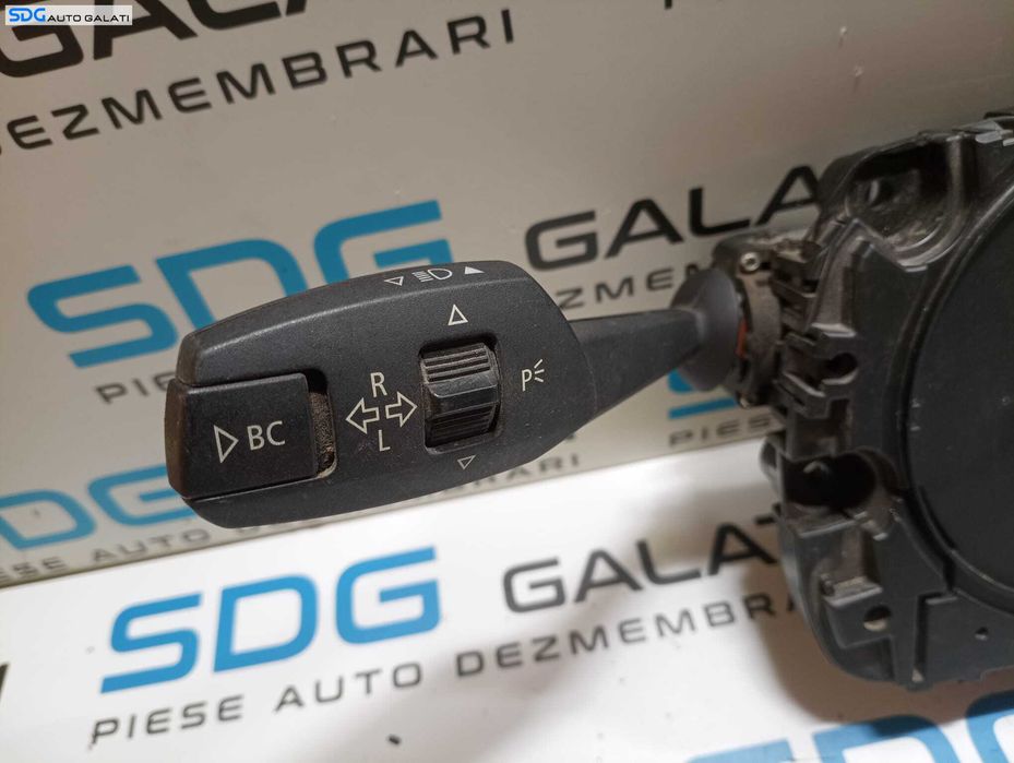 Ansamblu Maneta Manete Semnalizare Faza Lunga Scurta Stergatoare BMW Seria 3 E90 E91 320 2004 - 2011 Cod 9123032-06 [M7238]