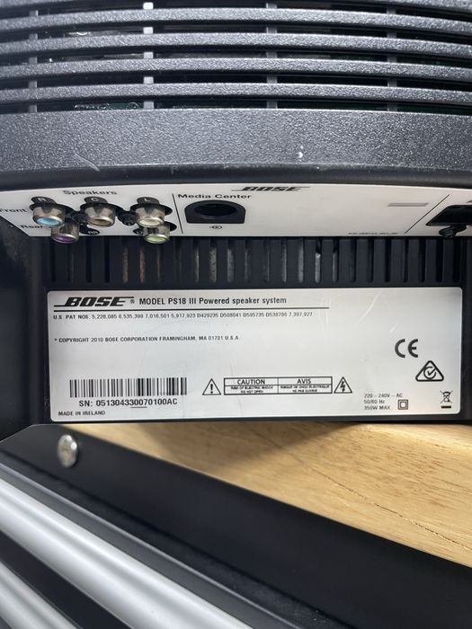 Subwoofer bose ps18 seria 3