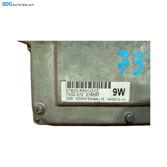 Kit Pornire ECU Calculator Motor Chei Cheie CIP Imobilizator Honda Civic 1.4 Benzina 2006 - 2011 Cod 37820-RSH-G12 39730-SMG-G010-M1 [LS0351] [LS0352]