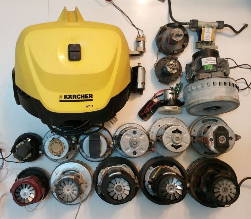 Accesorii+piese aspirator:motor,furtun,perie,placa electronica,etc.