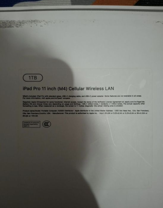 IPad 11pro inch M 4