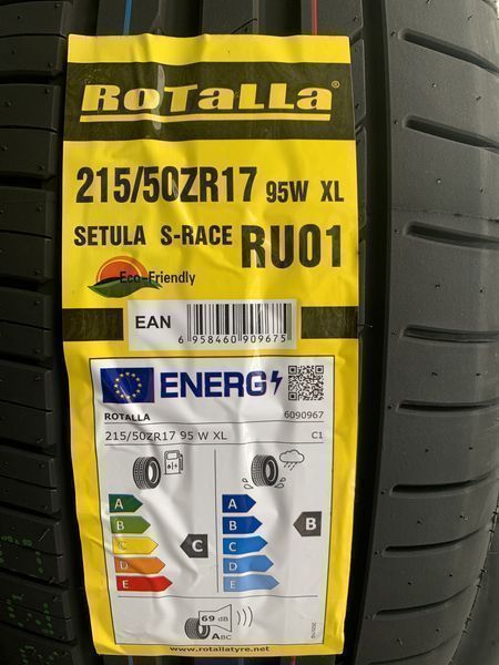 Нови летни гуми ROTALLA SETULA S-RACE RU01 215/50R17 95W XL НОВ DOT