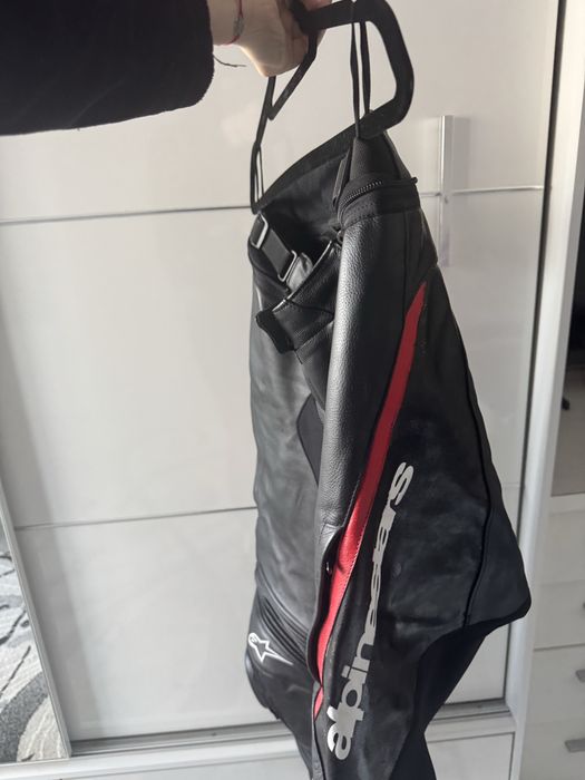 Pantaloni moto damă Alpinestars – piele, protecții incluse