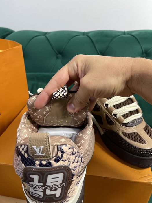 Adidasi Louis Vuitton Skate piele naturala 100% Full Box Premium