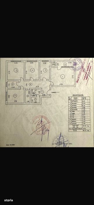 Apartament decomandat 4 camere Mic 20