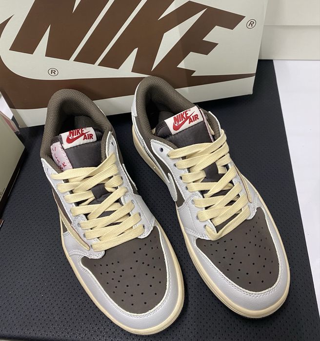 Mocha Jordan 1 Retro Low OG SP Travis Scott Reverse Mocha - Made Vietnam -