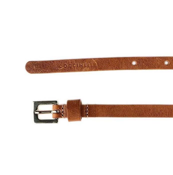 %ПРОМО% COCCINELLE – Дамски кафяв кожен колан размер: 85 см нов