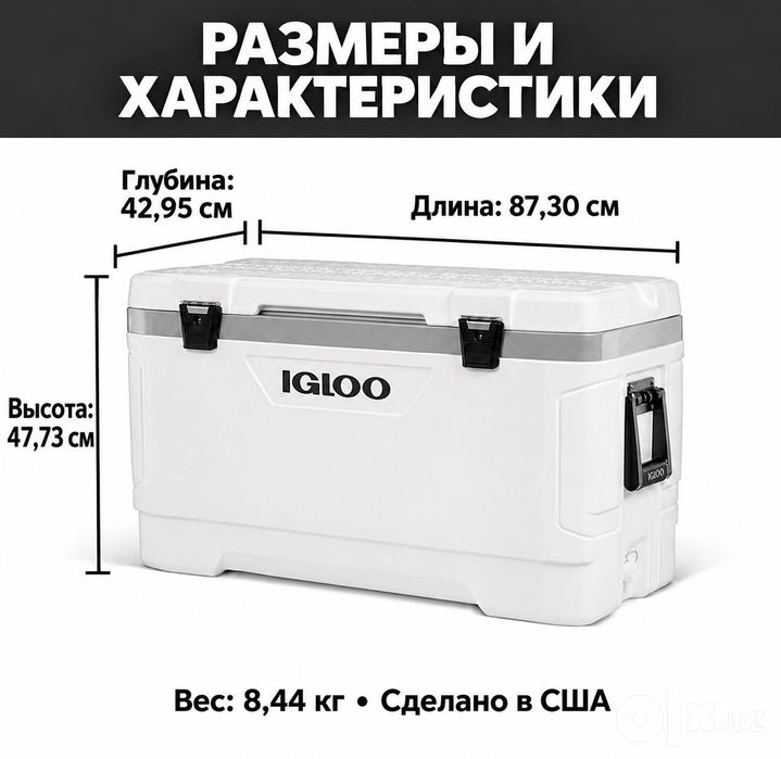 Термоконтейнер термосумка кулер IGLOO