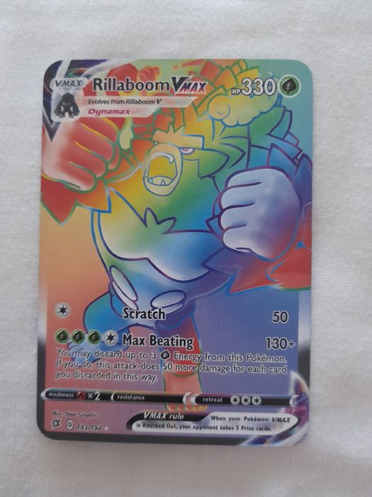 Pokemon карти-Rilaboom Vmax 193/192